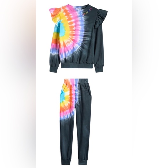 Lola And The Boys Tie Dyed Set Size 8